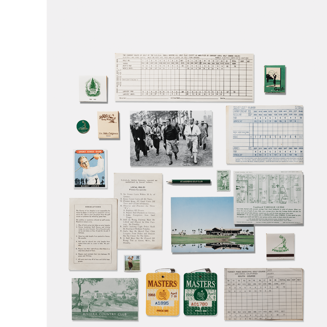 Vintage Golf Collage Poster