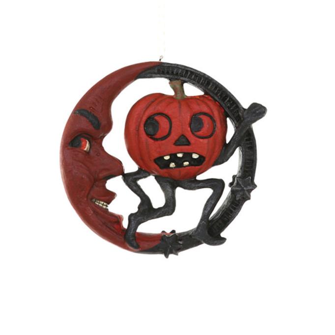 Vintage Halloween Moon & Pumpkin Decor by Cody Foster & Co