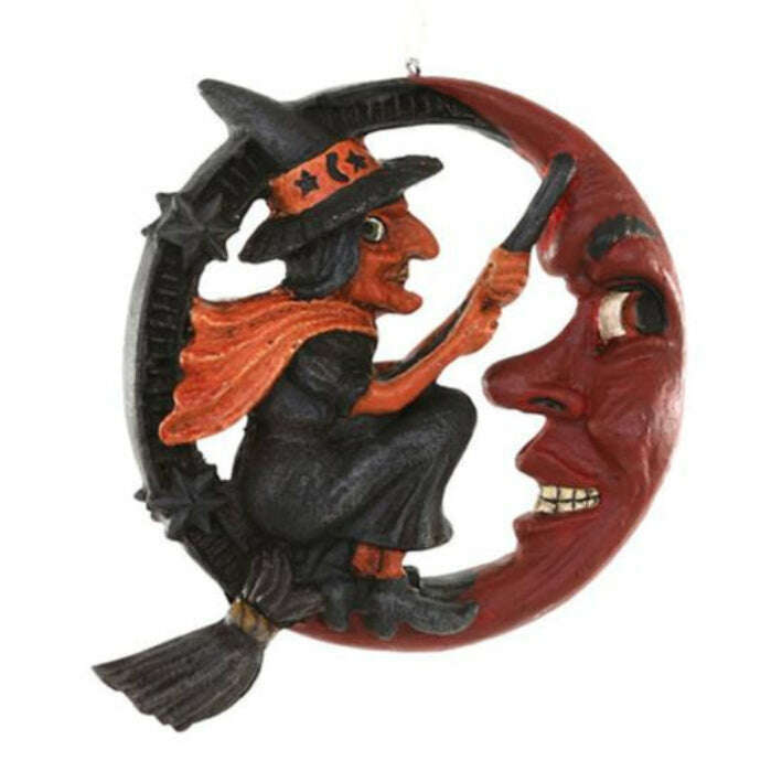 Vintage Halloween Moon & Witch Decor by Cody Foster & Co
