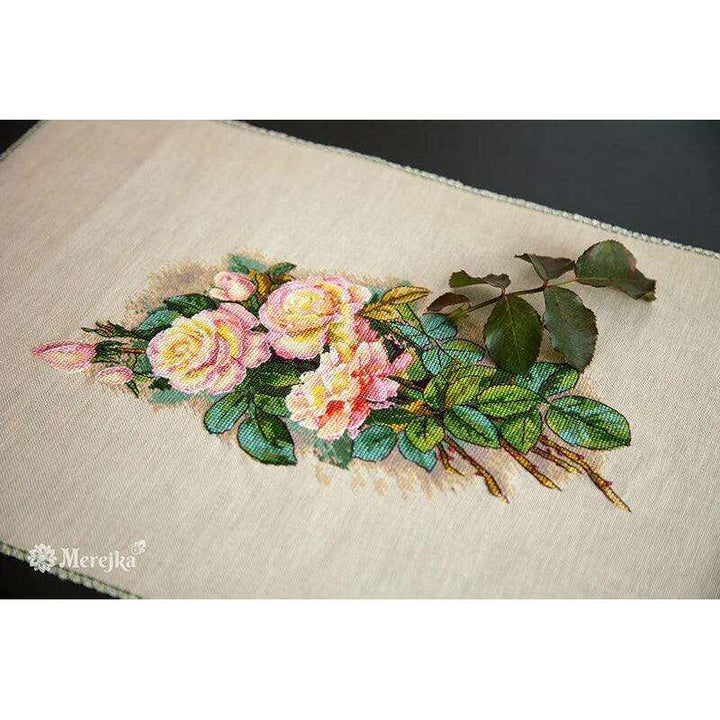 Vintage Roses K-67A Counted Cross-Stitch Kit