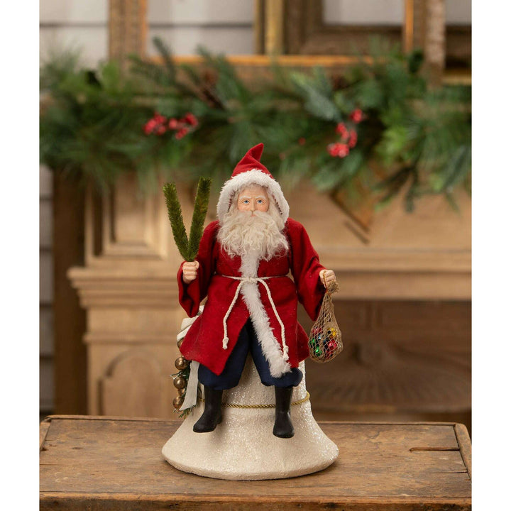 Vintage Santa on Bell by Bethany Lowe Designs, image 2