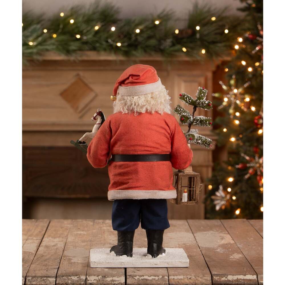 Vintage Santa with Toy Horse by Bethany Lowe Designs 1