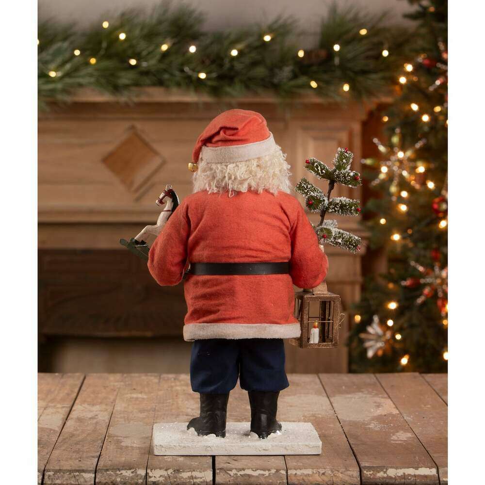 Vintage Santa with Toy Horse by Bethany Lowe Designs 1