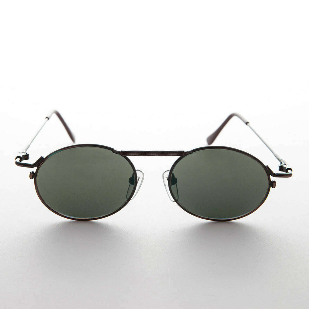 Vintage Steampunk Sunglass with Spring Brow Bar - Steamcon