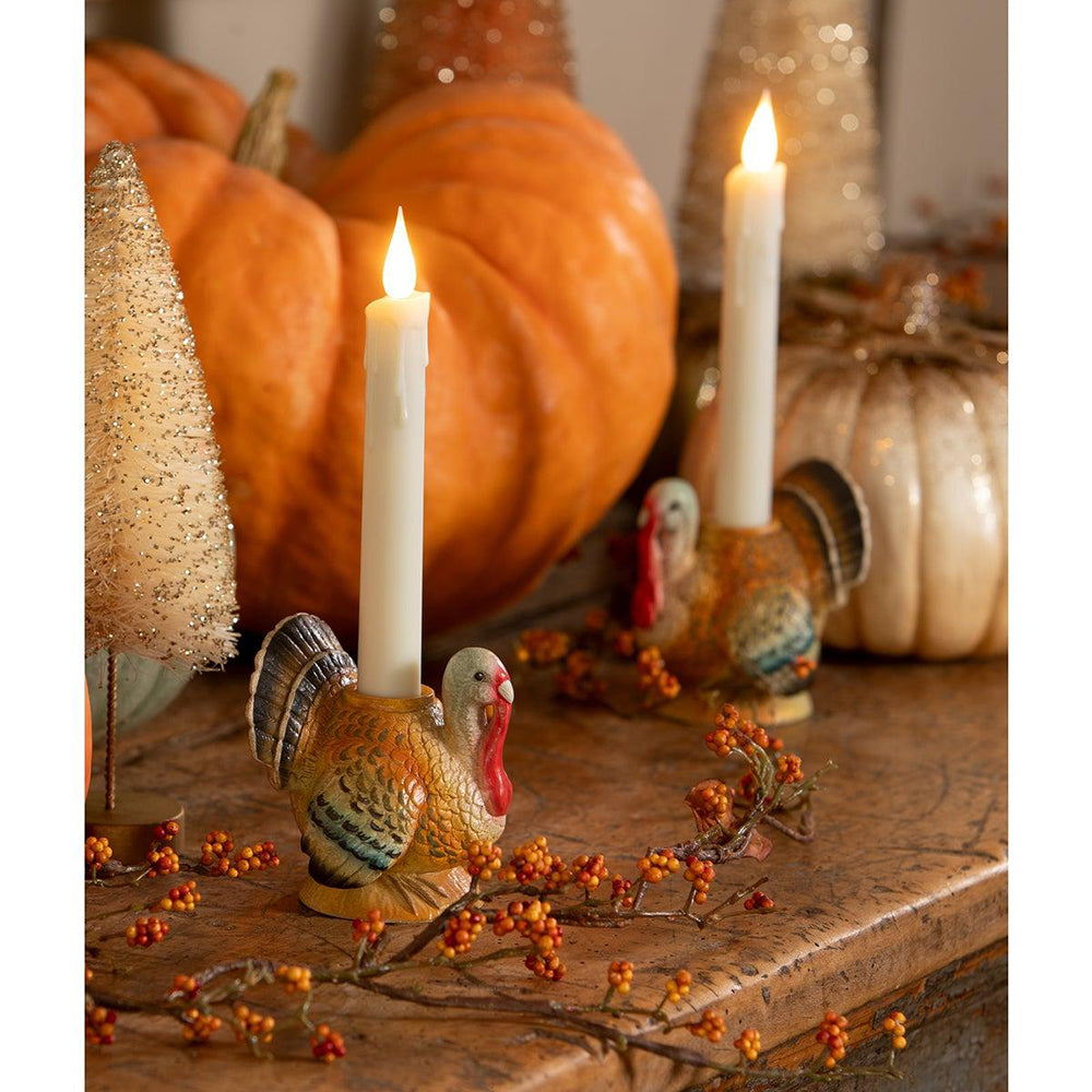 Vintage Turkey Candlestick by Bethany Lowe Designs image 3