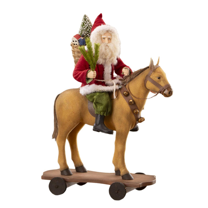 vintage santa on horse bethany lowe christmas