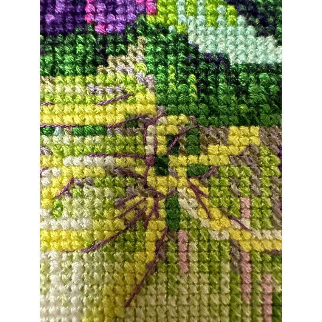 Violets in a Pot R2091 Counted Cross Stitch Kit