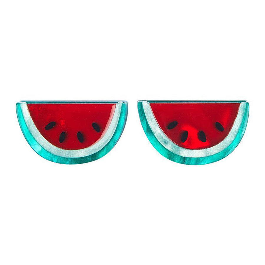 Viva la Vida Watermelons Stud Earrings by Erstwilder image