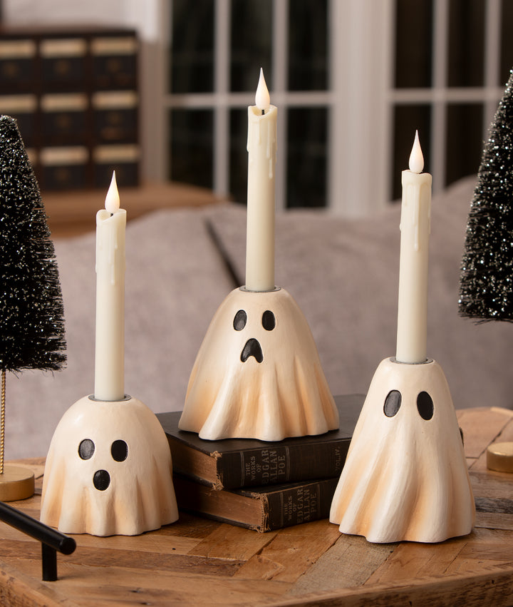 Tall Ghost Candlestick by Bethany Lowe Designs, image 5