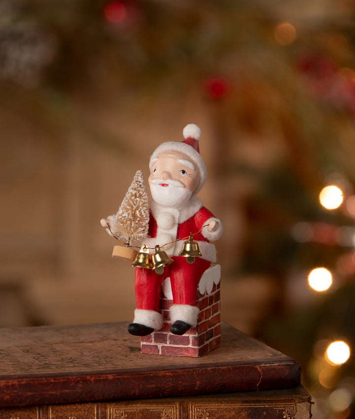 Santa on Chimney by Bethany Lowe Designs, image 2
