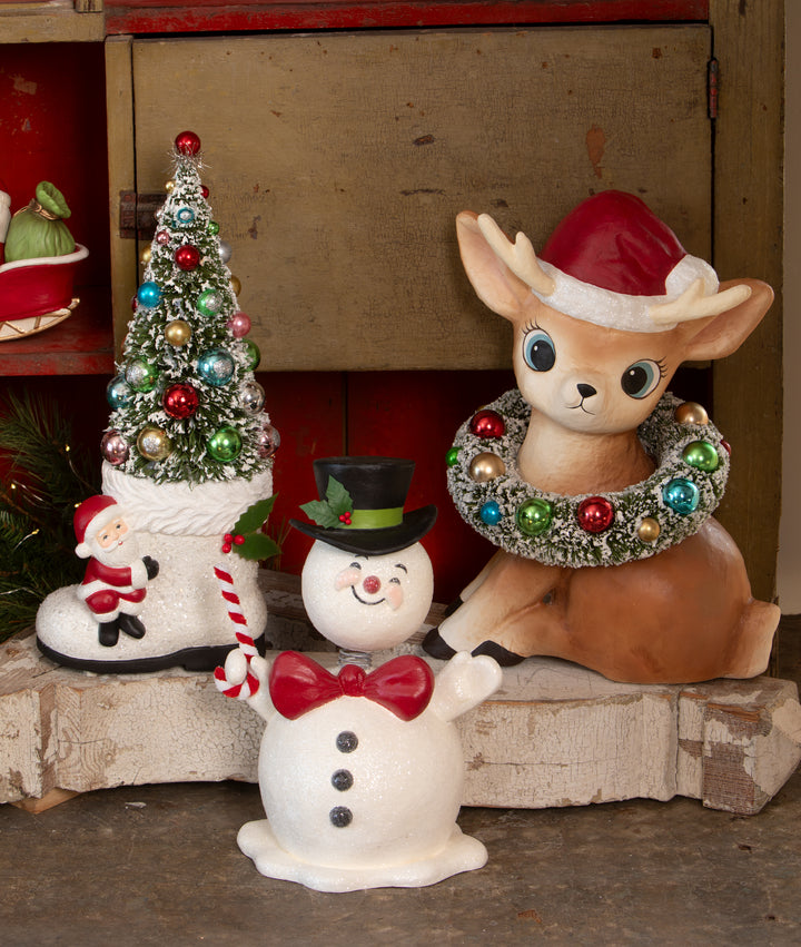 Large Twinkle Santa's Reindeer by Bethany Lowe Designs, image 6