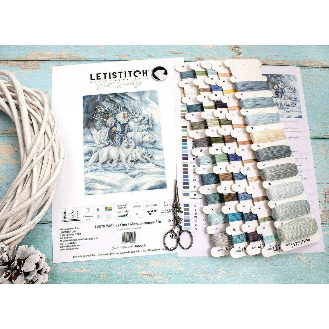 Walk as One L8070 Counted Cross Stitch Kit