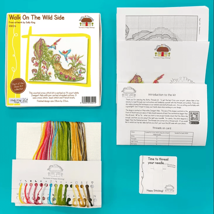 Walk On The Wild Side XSK26 Counted Cross Stitch Kit