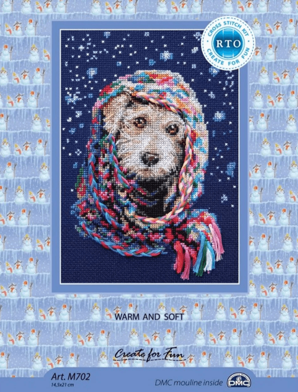 Warm and soft M702 Counted Cross Stitch Kit