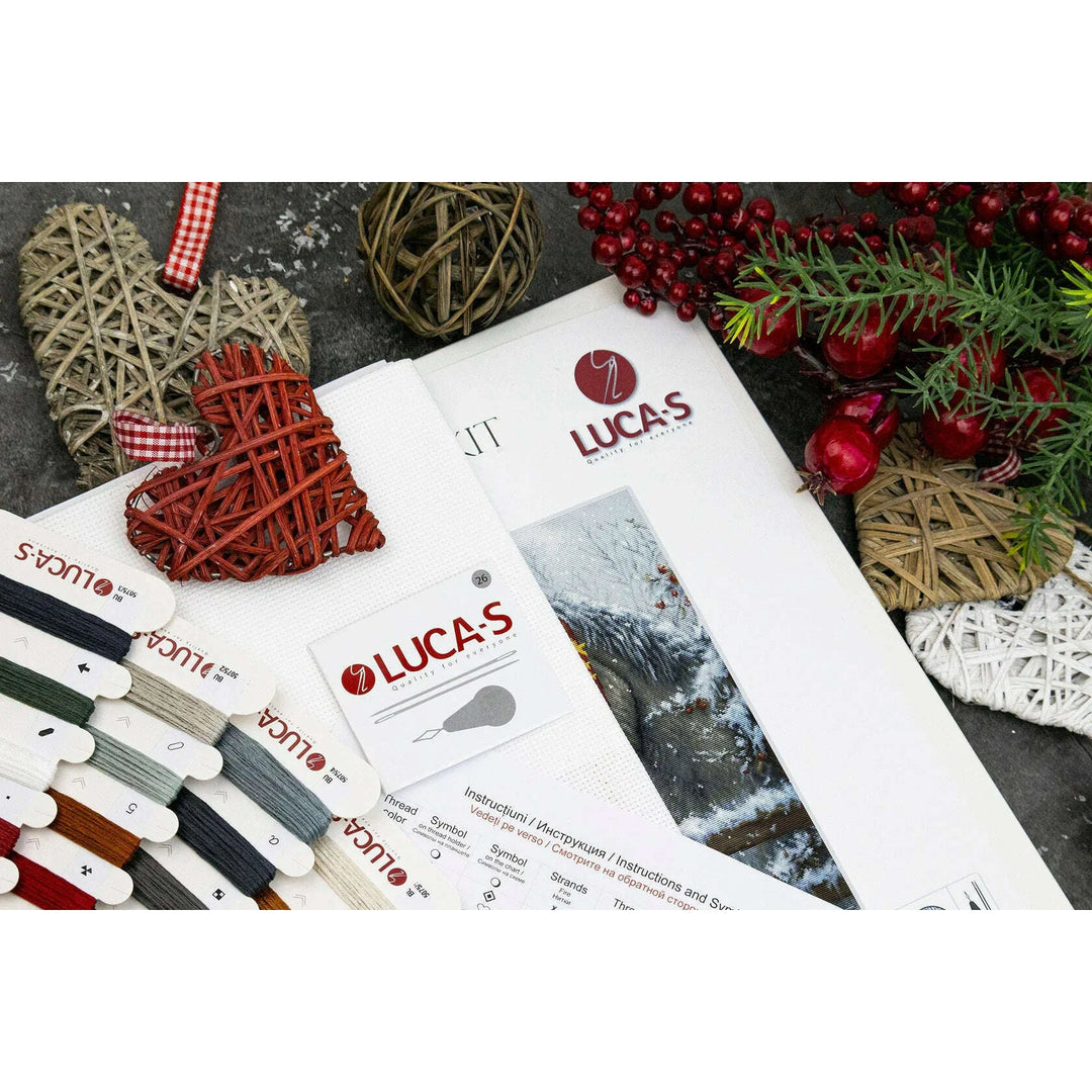 Warm Hug BU5075L Counted Cross-Stitch Kit