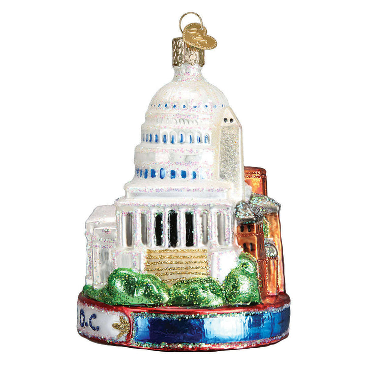 Old World Christmas Washington D.C. Blown Glass Ornament
