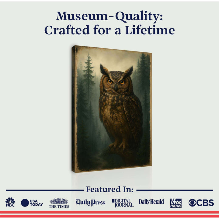 Watcher Of The Woods Owl Wall Art