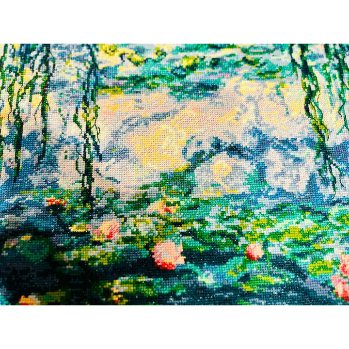 Water Lilies after C. Monet's Painting R2034 Counted Cross Stitch Kit