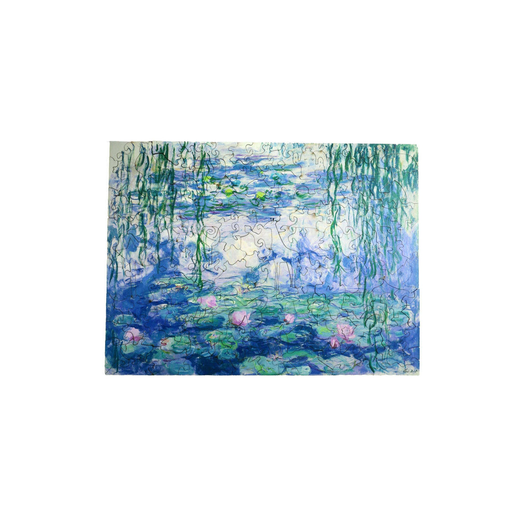 Water Lilies after Claude Monet - Jigsaw Wooden Puzzle by Wizardi F07N9-20