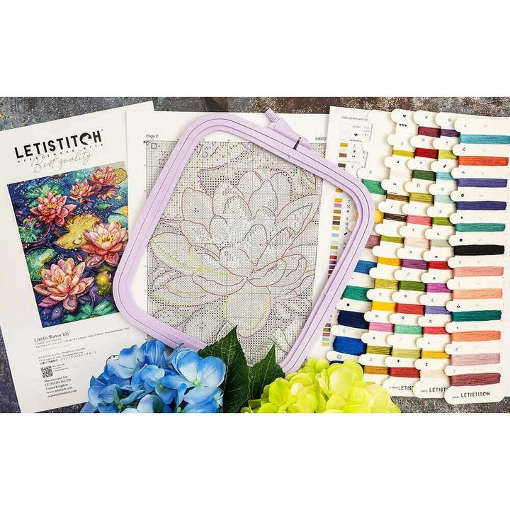 Water lily L9910 Counted Cross Stitch Kit