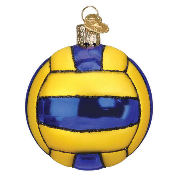 Old World Christmas Water Polo Ball Blown Glass Ornament