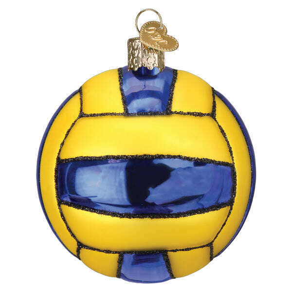 Old World Christmas Water Polo Ball Blown Glass Ornament