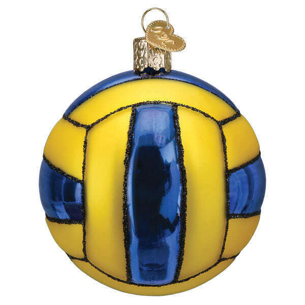 Old World Christmas Water Polo Ball Blown Glass Ornament