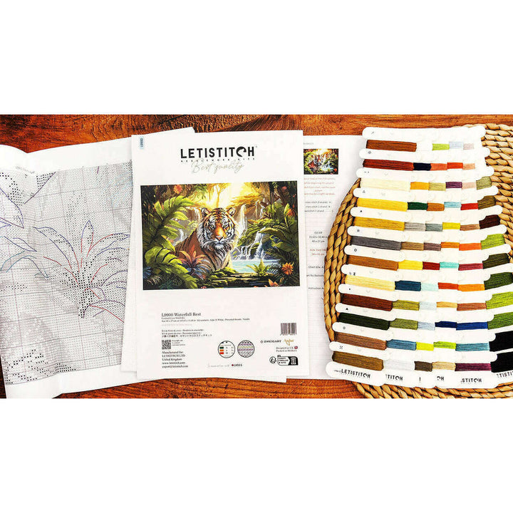 Waterfall rest L9900 Counted Cross Stitch Kit