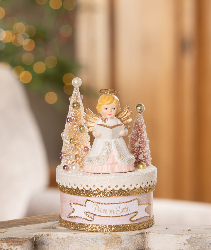 Angel with Trees on Box by Bethany Lowe Designs, image 5