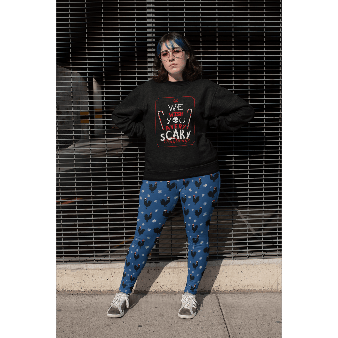 We Wish You A Scary Christmas Candy Cane Tee - Unisex Shirt