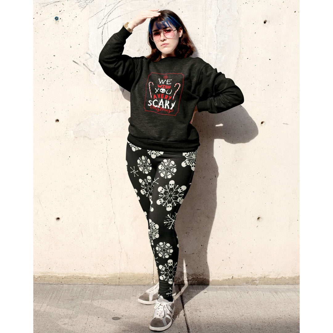 We Wish You A Scary Christmas Candy Cane Tee - Unisex Shirt