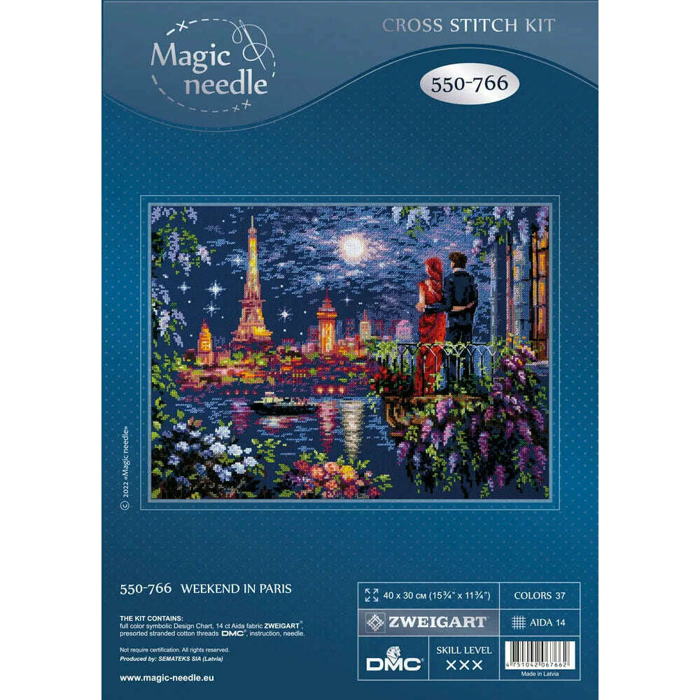 Weekend in Paris 550-766 Counted Cross-Stitch Kit