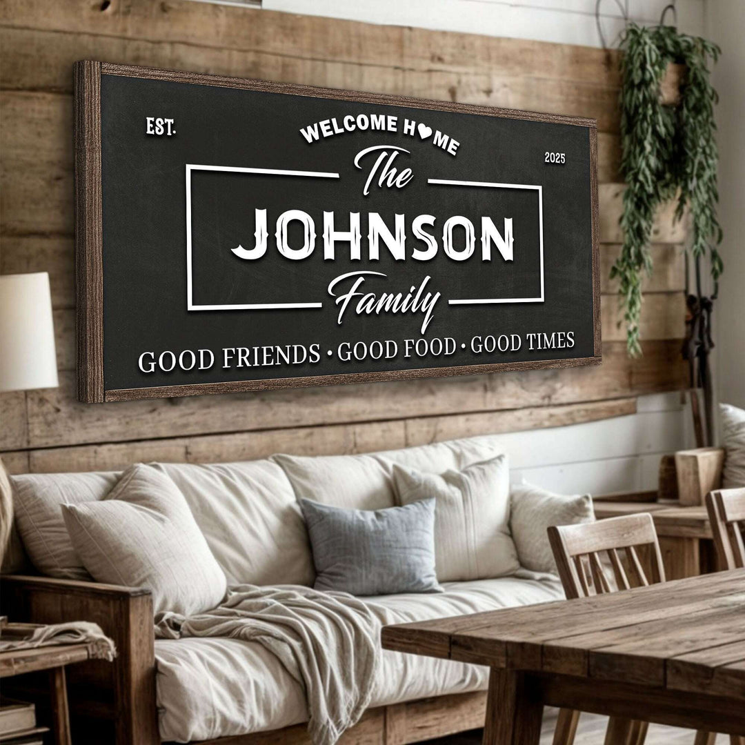 Welcome Home Wall Sign