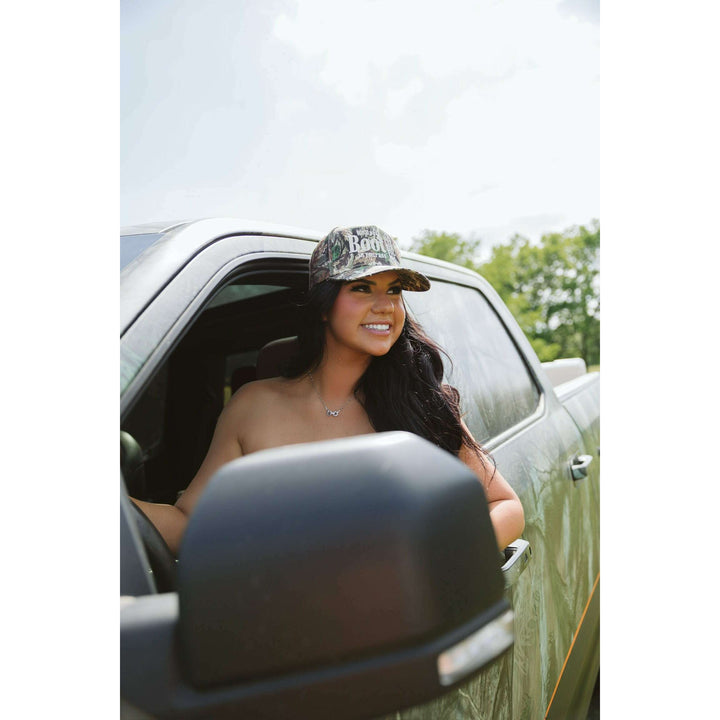 We'll Put A Boot in your Ass - Camo Trucker Hat