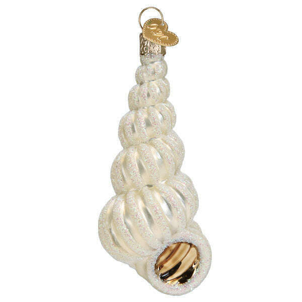 Old World Christmas Wentletrap Shell Blown Glass Ornament