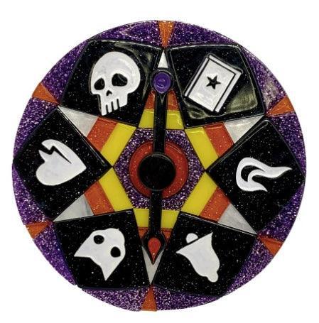 Wheel of Fortune Halloween Brooch by Lipstick & Chrome - Quirks!