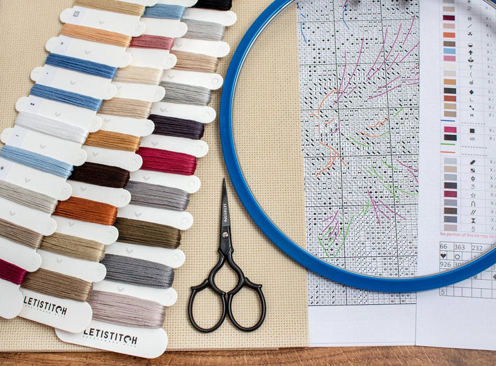 When the Cat Sleeps L8072 Counted Cross Stitch Kit