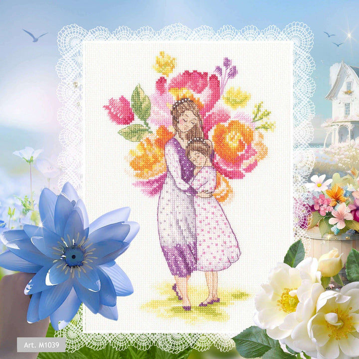 When you are by my side M1039 Counted Cross Stitch Kit