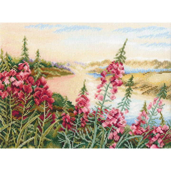 Where the fireweed blooms M881 Counted Cross Stitch Kit