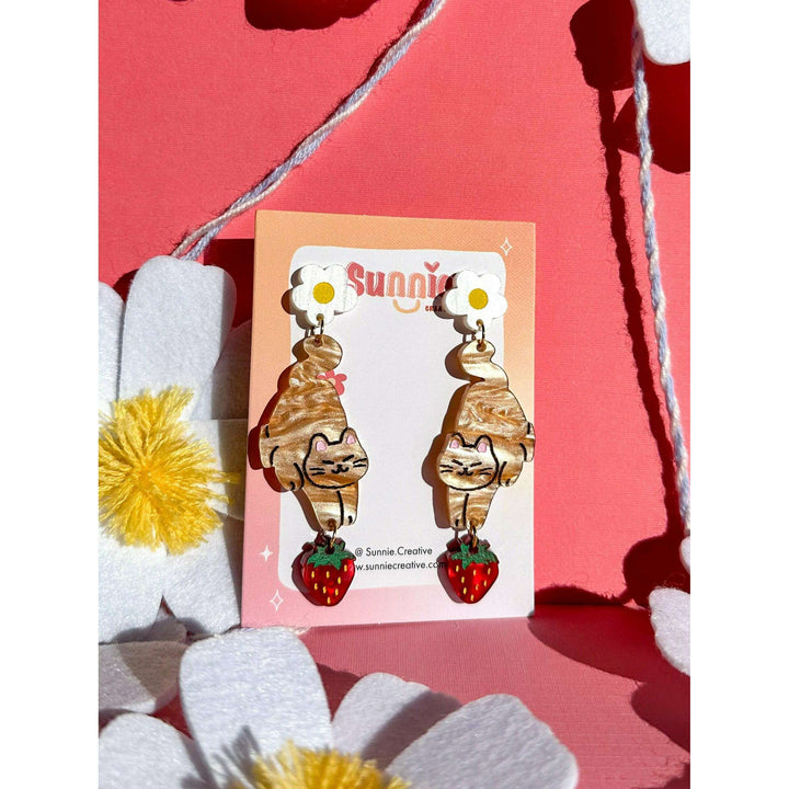 Whisker the Cat Earrings