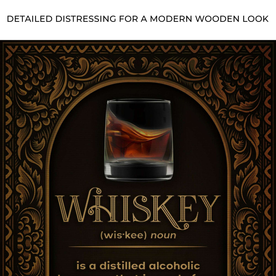 Whiskey Definition Sign