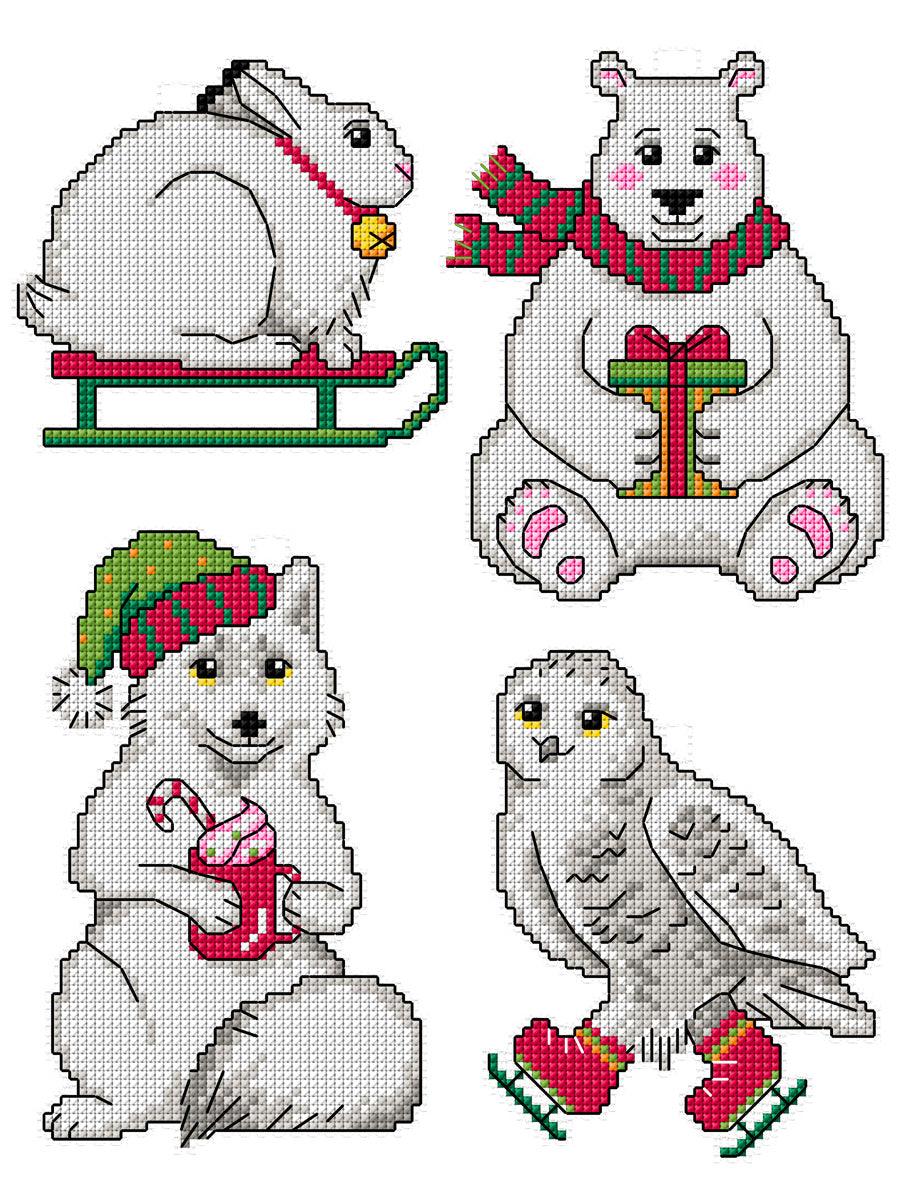 White Christmas 151CS Counted Cross-Stitch Kit