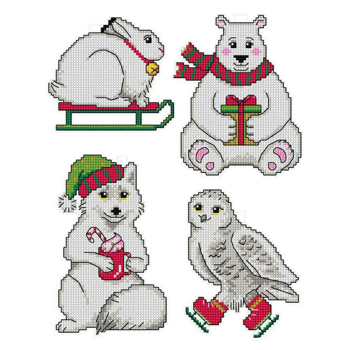 White Christmas 151CS Counted Cross-Stitch Kit