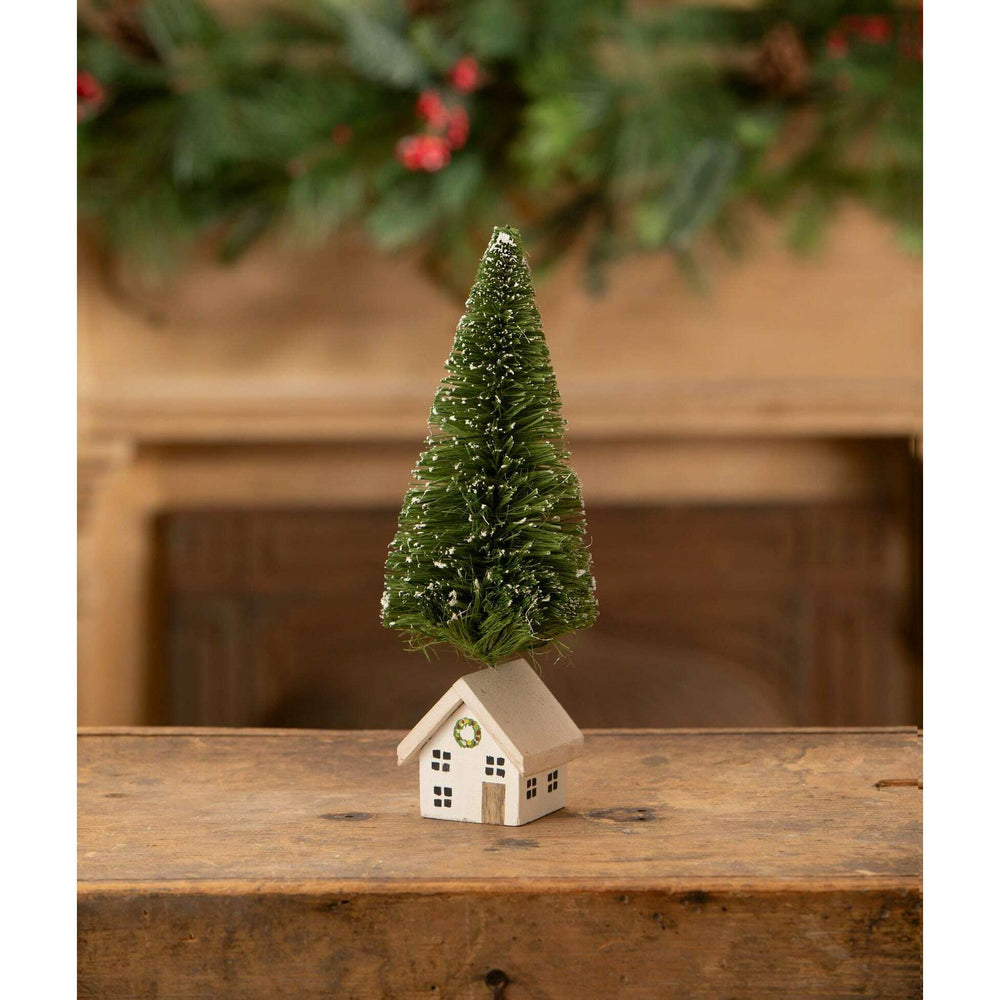 White House Bottle Brush Tree by Bethany Lowe Designs, image 2