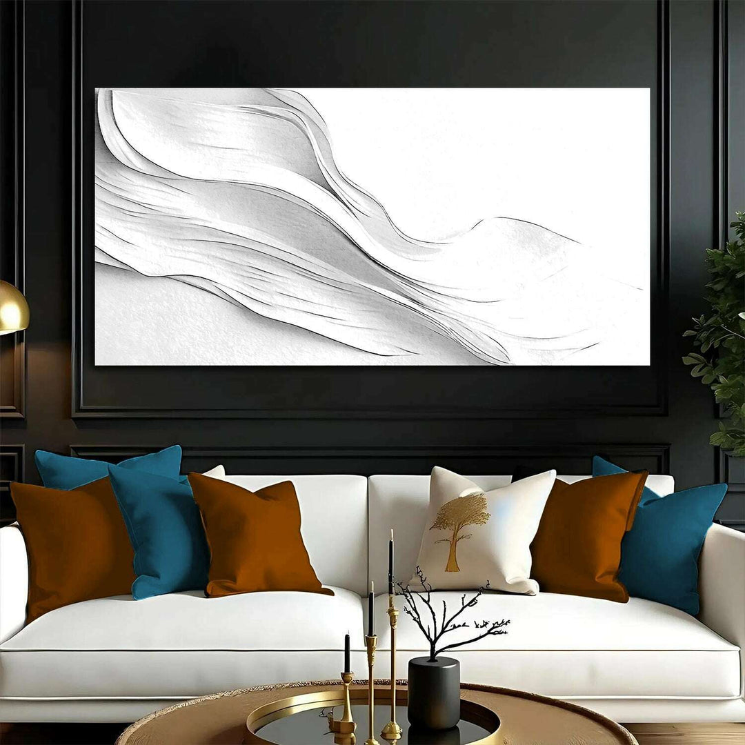 White Minimalist Wall Art