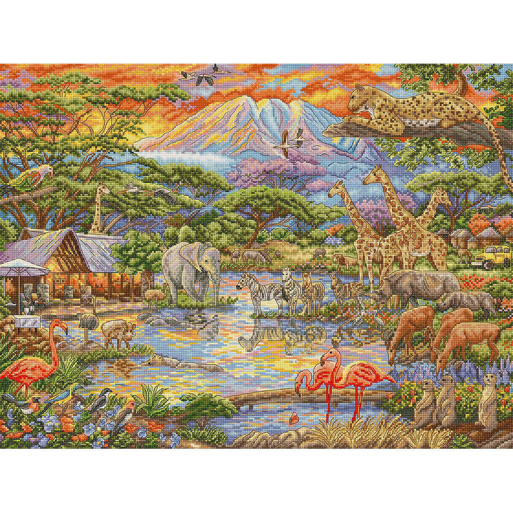 Wild Africa L9941 Counted Cross Stitch Kit