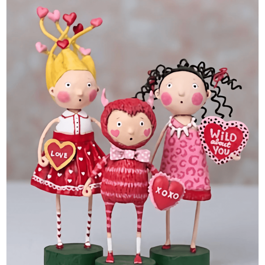 Wild Hearts Valentine Trio by Lori Mitchell