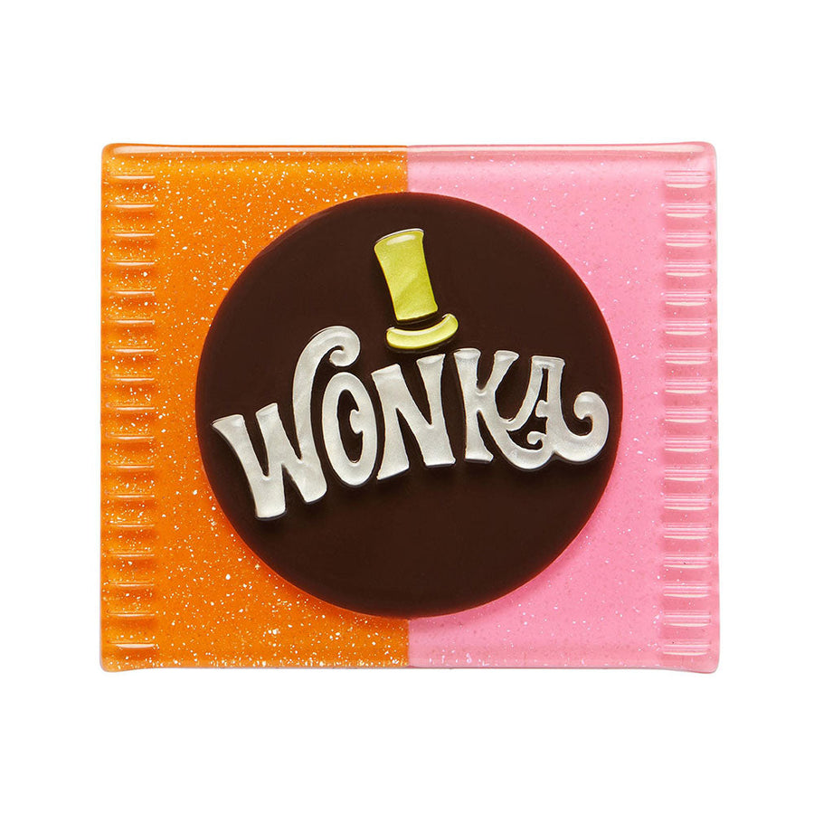 Willy Wonka Bar Brooch by Erstwilder image