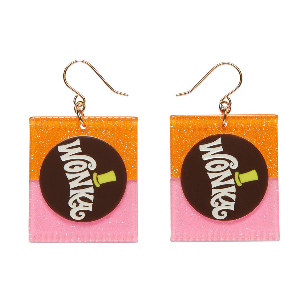 Willy Wonka Bar Drop Earrings by Erstwilder image