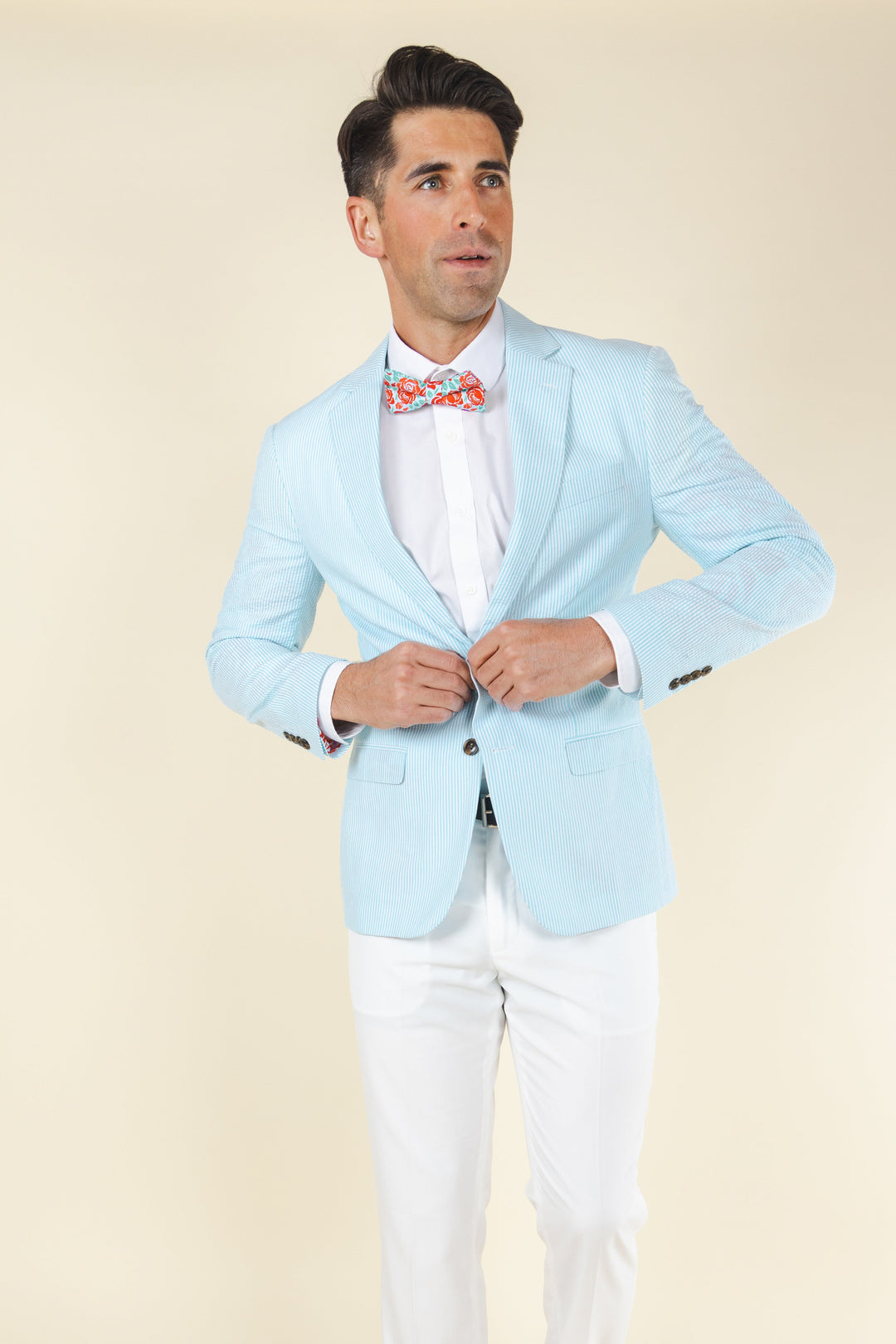 The Party Paddock | Derby Roses Seersucker Suit